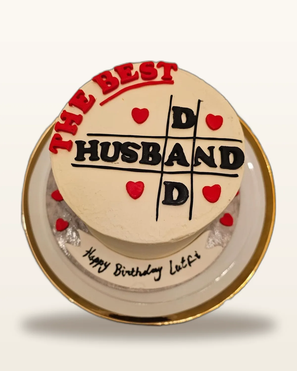 Romantic anniversary cake by The Cake Pantry, Fishers Indiana — design 2