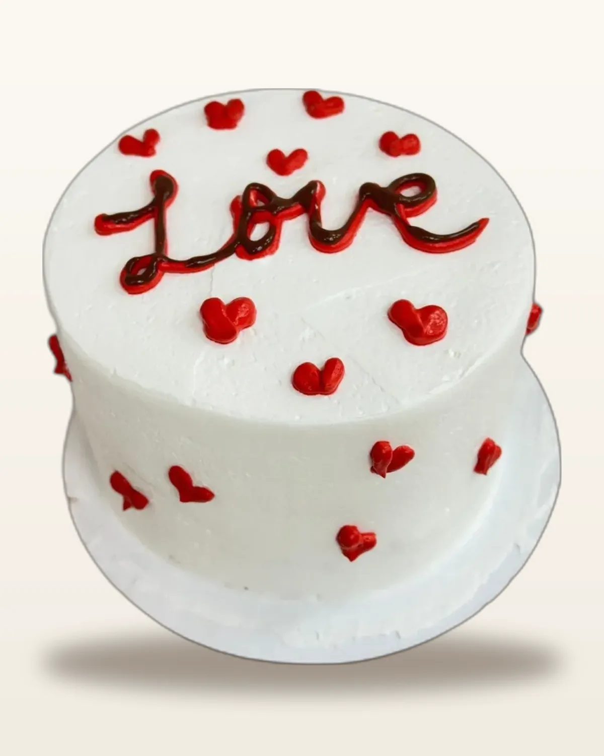 Romantic anniversary cake by The Cake Pantry, Fishers Indiana — design 5
