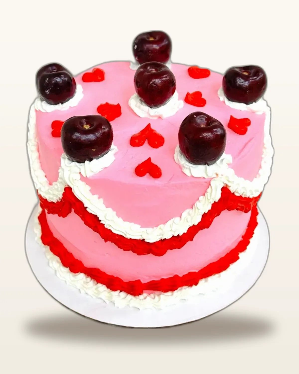 Romantic anniversary cake by The Cake Pantry, Fishers Indiana — design 6