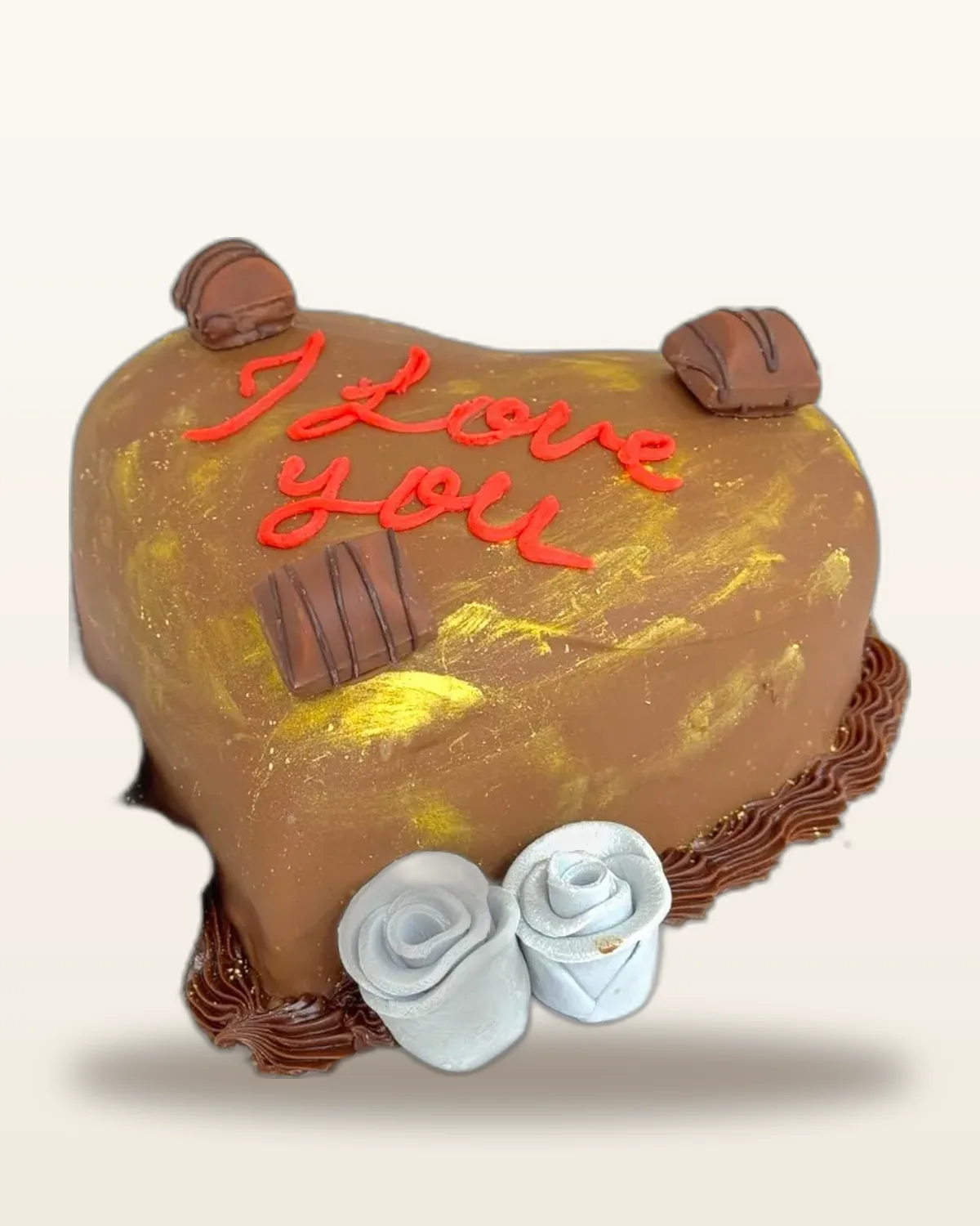 Romantic anniversary cake by The Cake Pantry, Fishers Indiana — design 7