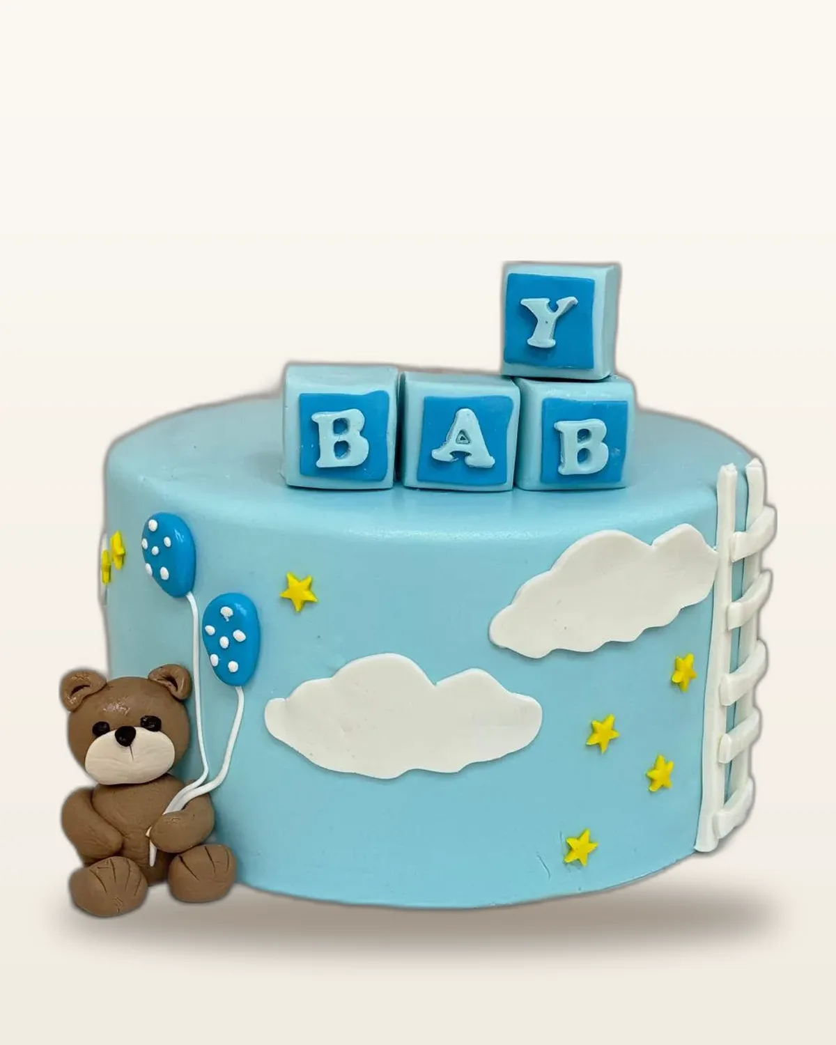 Baby shower cake by The Cake Pantry, Fishers Indiana — design 1