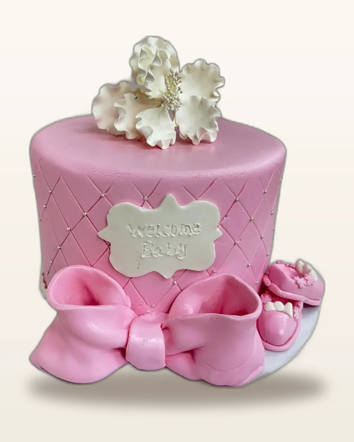 Baby shower cake by The Cake Pantry, Fishers Indiana — design 2