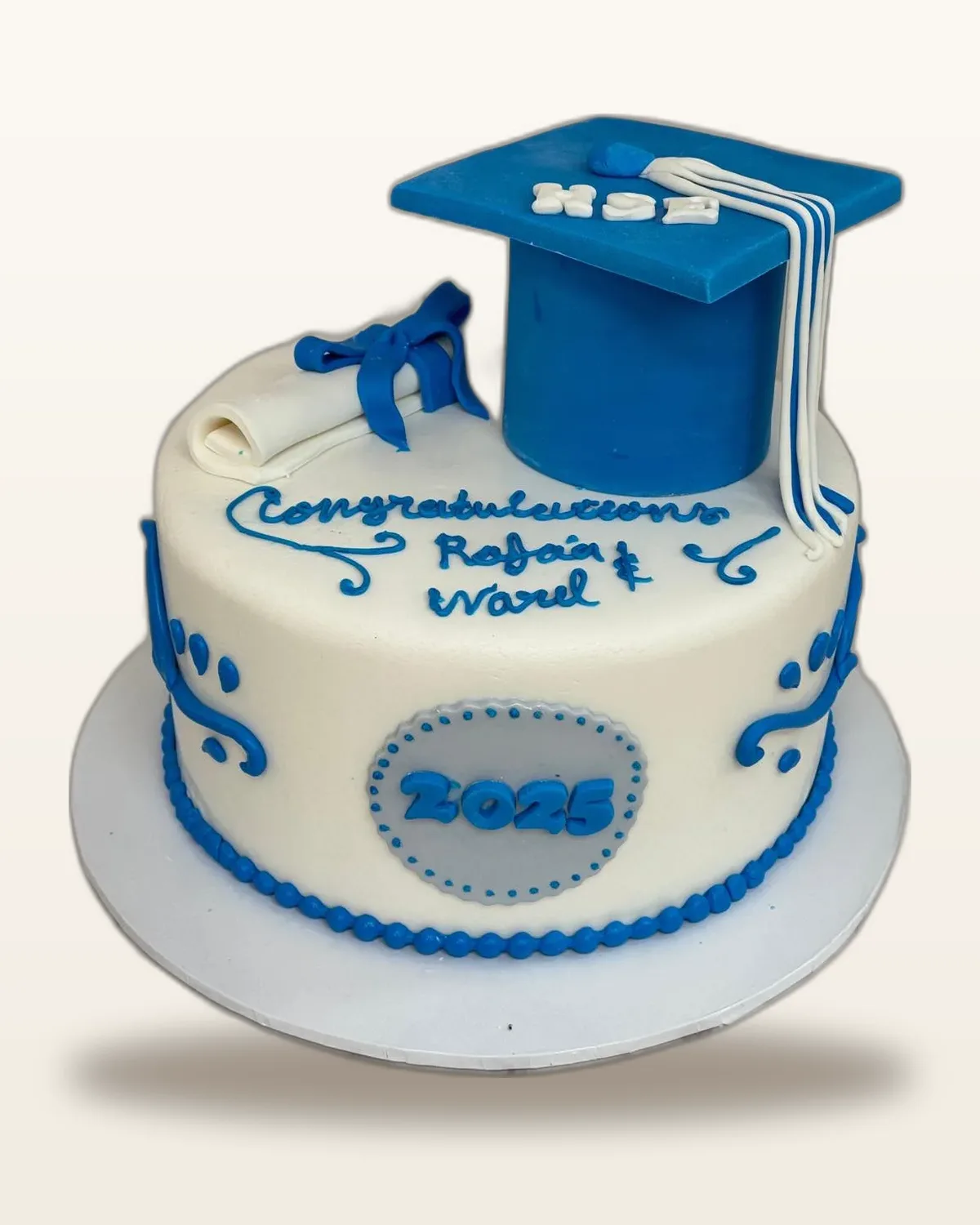 Graduation celebration cake by The Cake Pantry, Fishers Indiana — design 2
