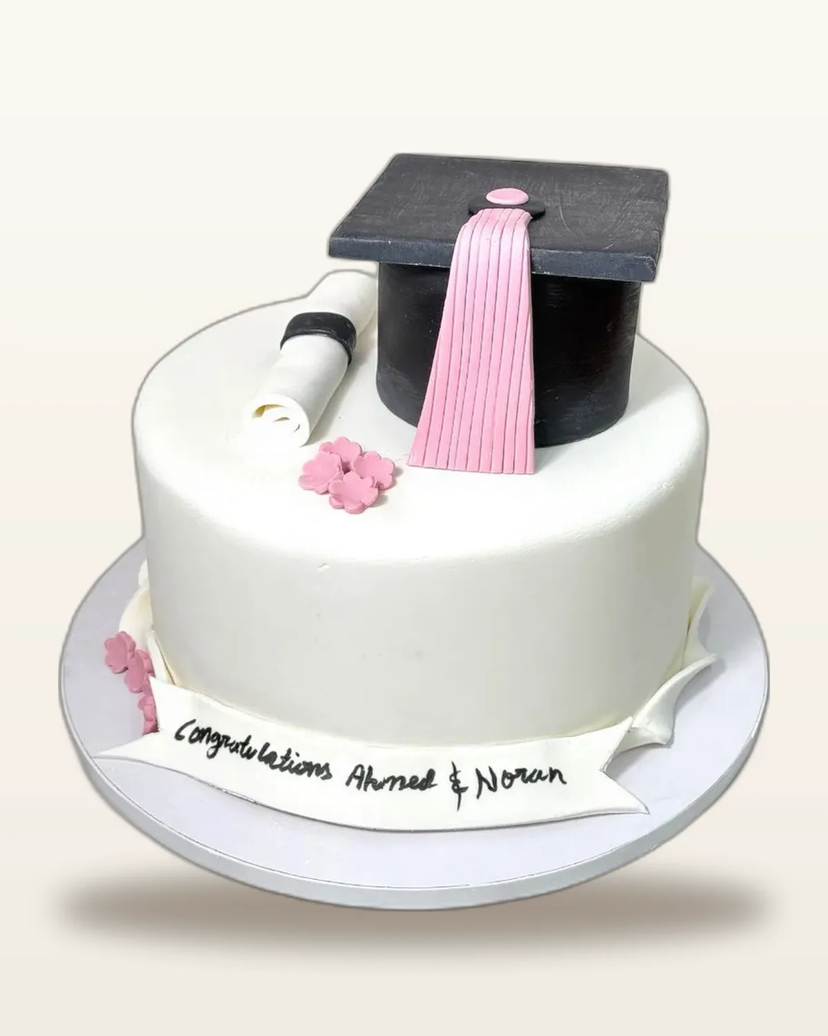 Graduation celebration cake by The Cake Pantry, Fishers Indiana — design 7