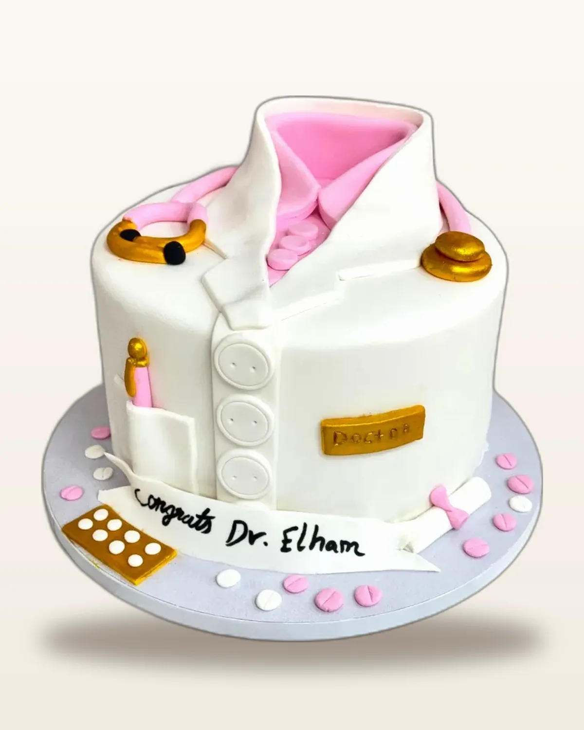 Graduation celebration cake by The Cake Pantry, Fishers Indiana — design 9