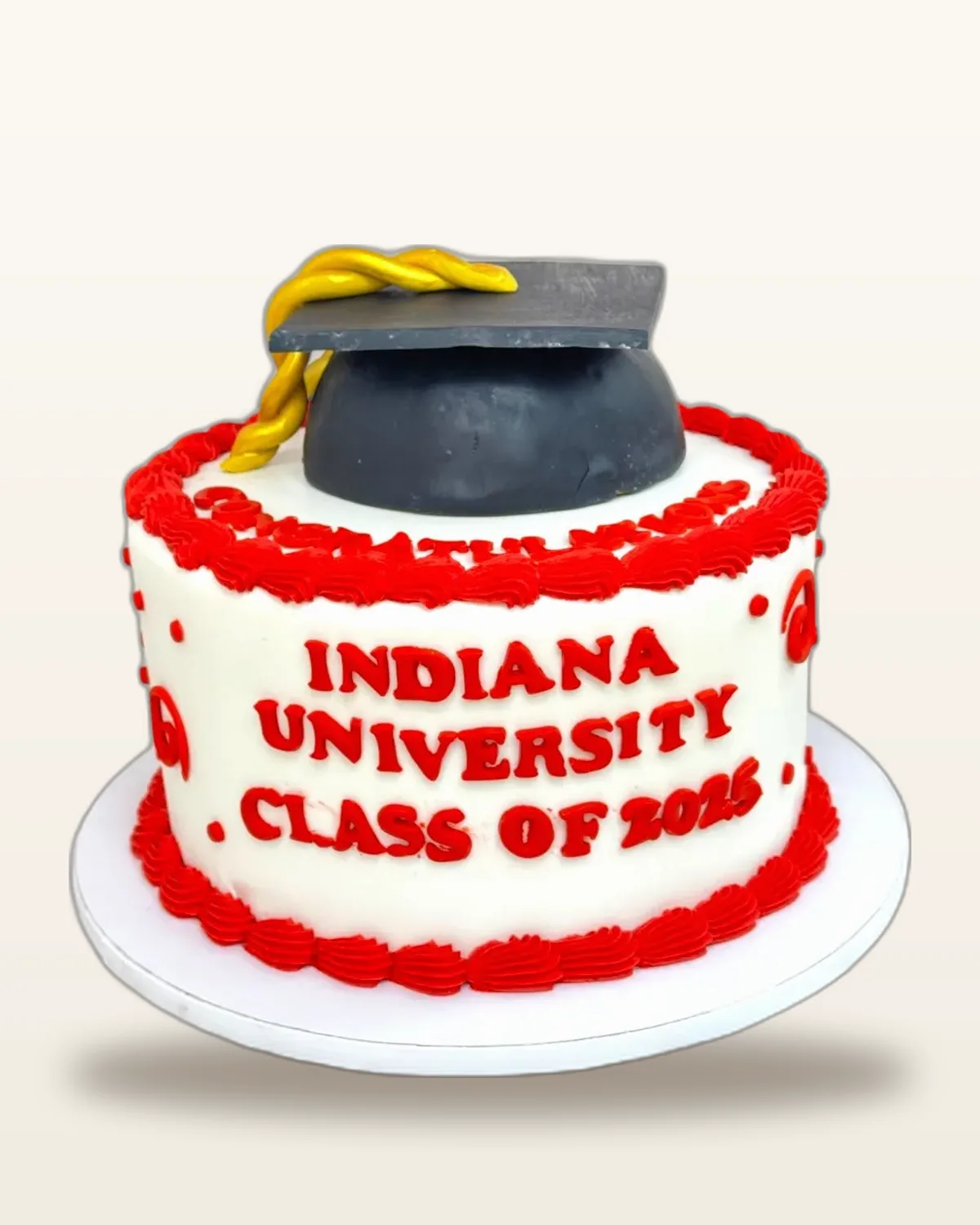 Graduation celebration cake by The Cake Pantry, Fishers Indiana — design 11