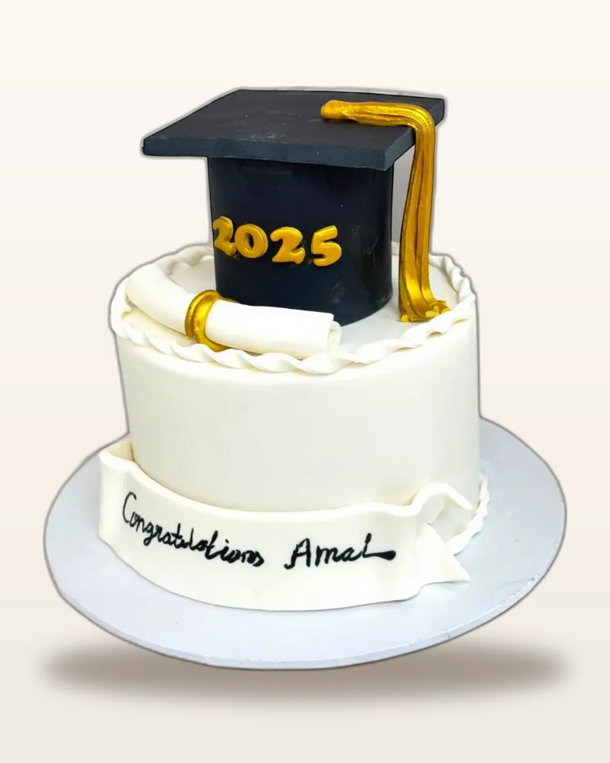 Graduation celebration cake by The Cake Pantry, Fishers Indiana — design 12