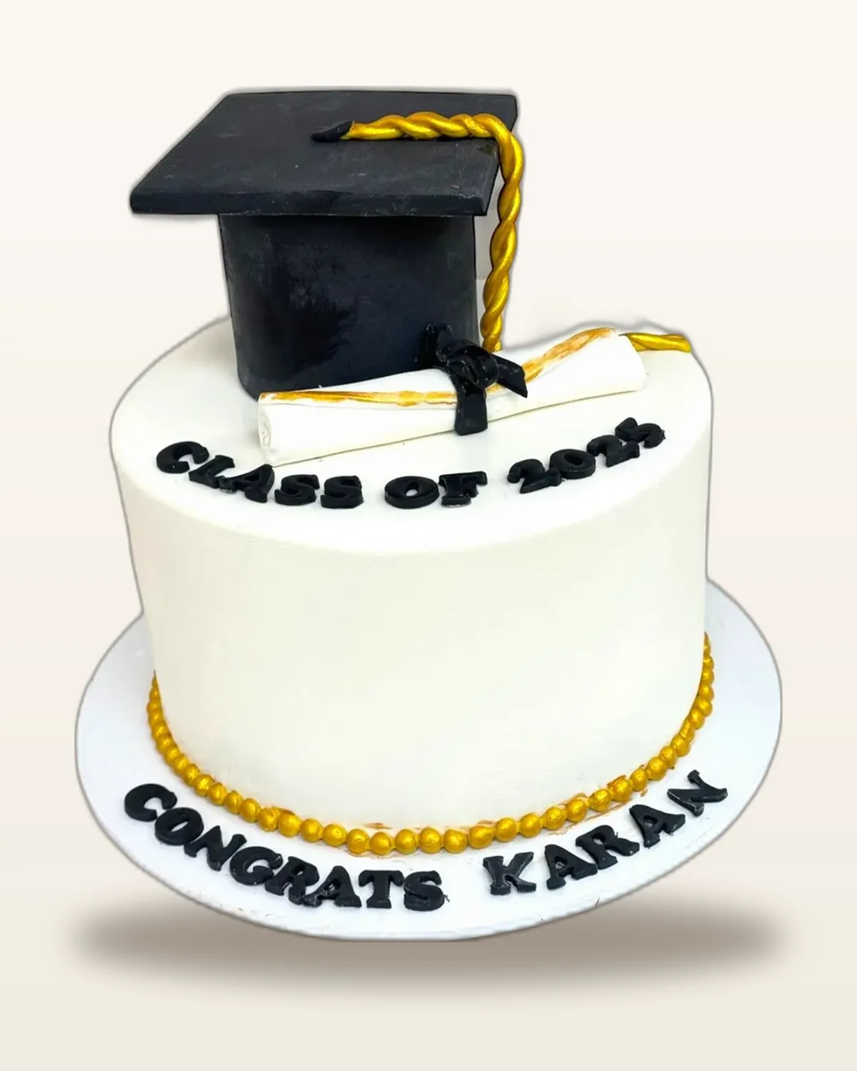 Graduation celebration cake by The Cake Pantry, Fishers Indiana — design 28