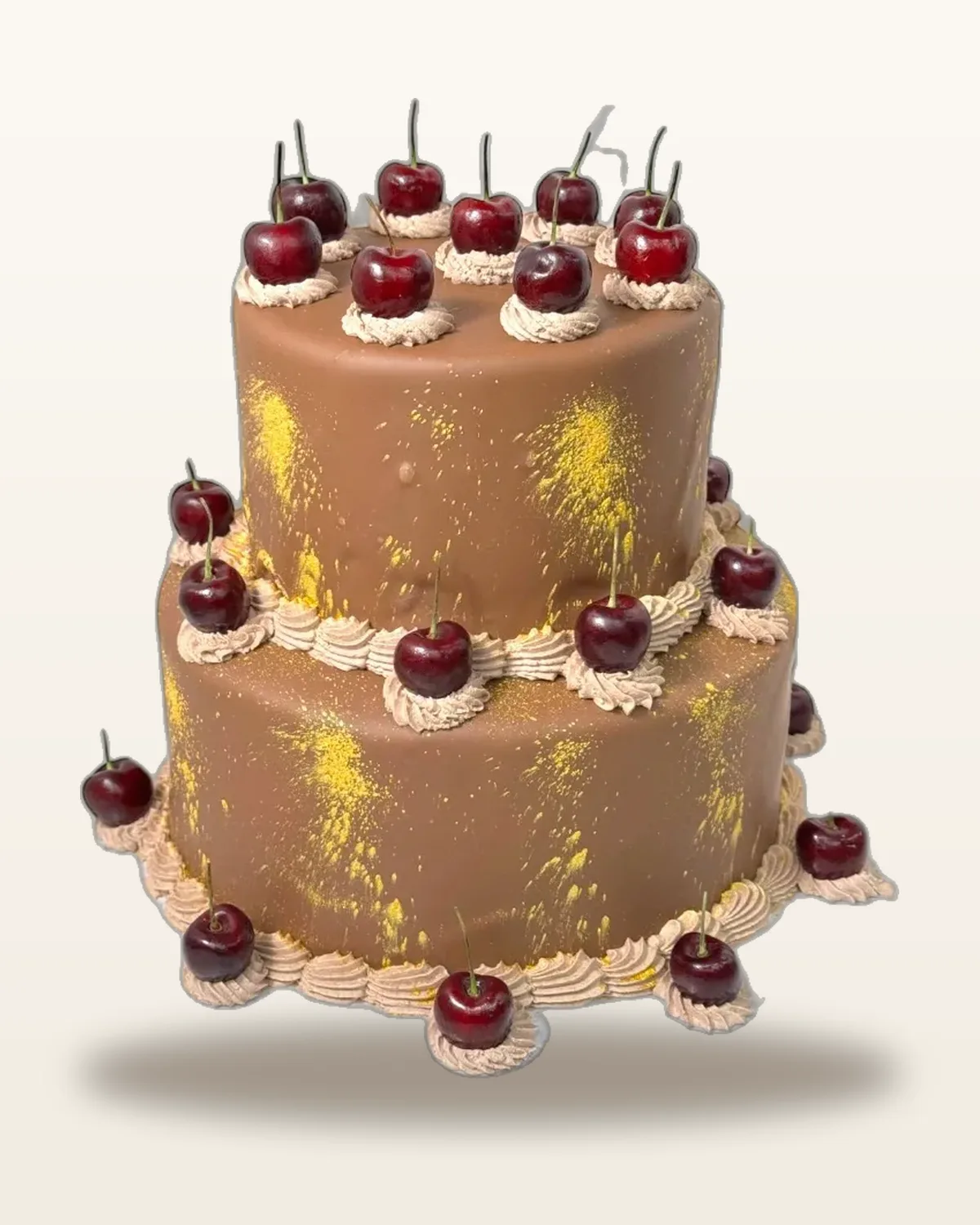 Elegant tiered wedding cake by The Cake Pantry, Fishers Indiana — design 6